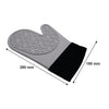 REGENT KITCHEN SILICONE OVEN GLOVE GREY EACH, (280X190MM)