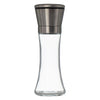 REGENT GLASS SALT AND PEPPER GRINDERS WITH ST.STEEL TOPS 2PK, 215ML