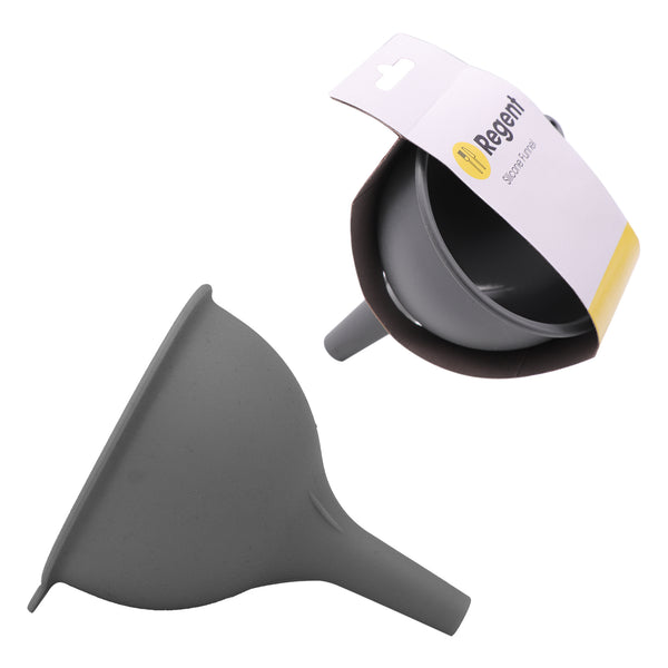 REGENT KITCHEN SILICONE FUNNEL, (110MMX100MM DIA)