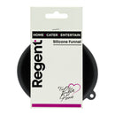 REGENT KITCHEN SILICONE FUNNEL GREY, 115MM DIA