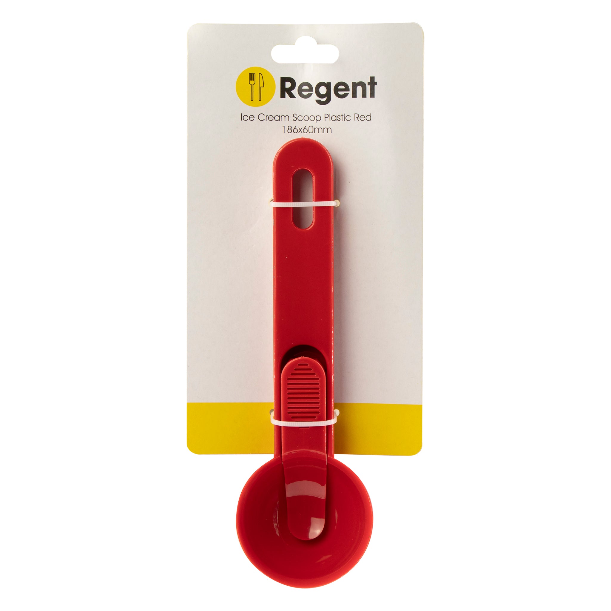 REGENT KITCHEN ICE CREAM SCOOP PLASTIC, 186X56MM DIA