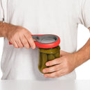 REGENT KITCHEN JAR OPENER PLASTIC & SILICONE RED & GREY, 220MM