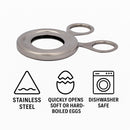 REGENT KITCHEN BOILED EGG TOP SNIPPER STAINLESS STEEL, 100MM
