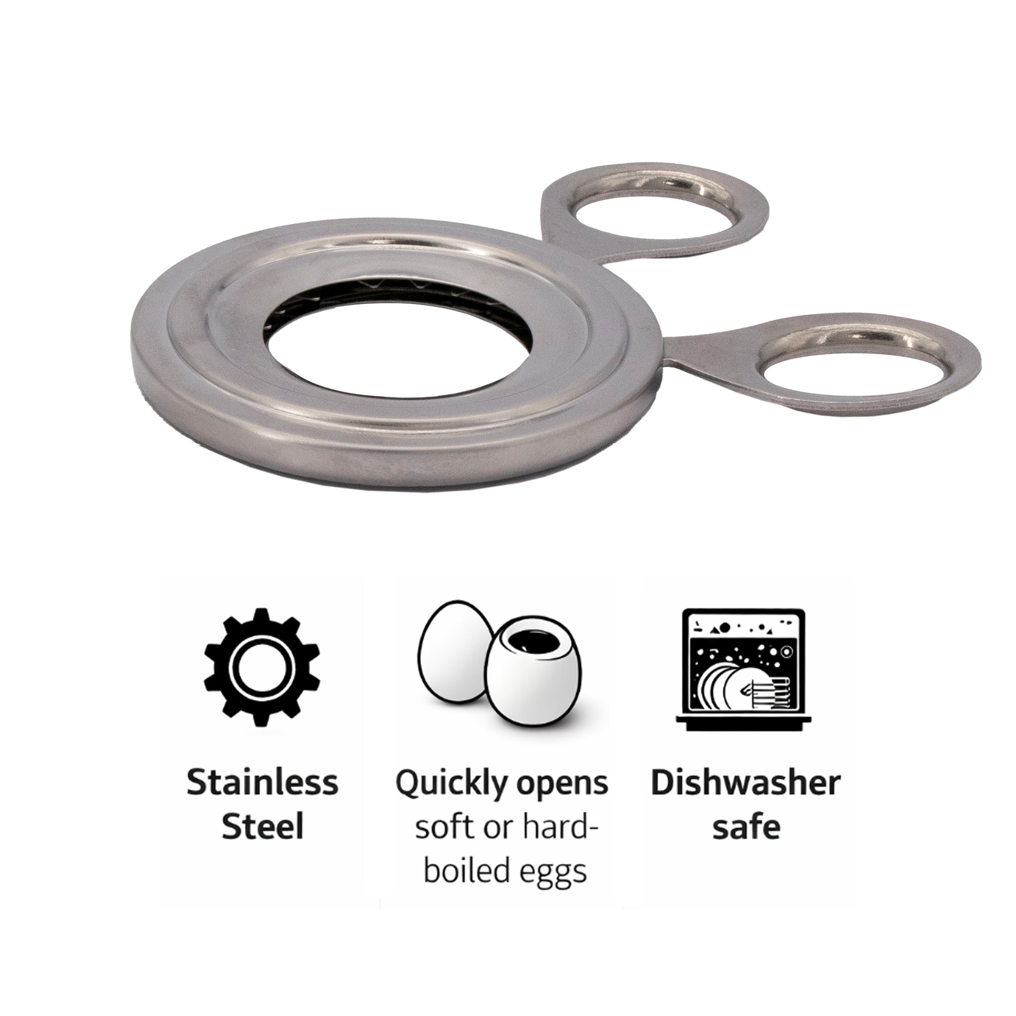 REGENT KITCHEN BOILED EGG TOP SNIPPER STAINLESS STEEL, 100MM