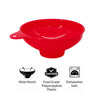 REGENT KITCHEN WIDE MOUTH CANNING FUNNEL PLASTIC RED, 183MM DIA