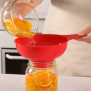 REGENT KITCHEN WIDE MOUTH CANNING FUNNEL PLASTIC RED, 183MM DIA