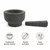 REGENT KITCHEN GRANITE MORTAR AND PESTLE 2PCS SET