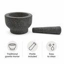 REGENT KITCHEN GRANITE MORTAR AND PESTLE 2PCS SET