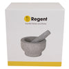 REGENT KITCHEN GRANITE MORTAR AND PESTLE, (152MM DIAX100MM)