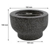 REGENT KITCHEN GRANITE MORTAR AND PESTLE 2PCS SET
