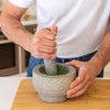REGENT KITCHEN GRANITE MORTAR AND PESTLE 2PK SET, 152MM DIA