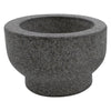 REGENT KITCHEN GRANITE MORTAR AND PESTLE, (152MM DIAX100MM)