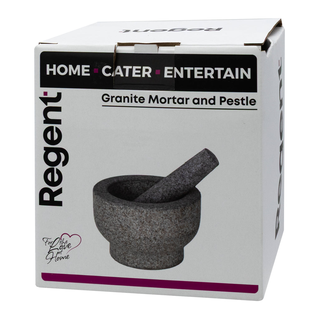 REGENT KITCHEN GRANITE MORTAR AND PESTLE 2PCS SET