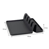 REGENT KITCHEN MULTI UNTENSIL 4 SLOT SILICONE SPOON REST, 140X136MM