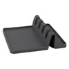 REGENT KITCHEN MULTI UNTENSIL 4 SLOT SILICONE SPOON REST, 140X136MM