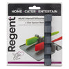 REGENT KITCHEN MULTI UNTENSIL 4 SLOT SILICONE SPOON REST, 140X136MM