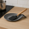 REGENT KITCHEN SILICONE SPOON REST GREY, 200MM