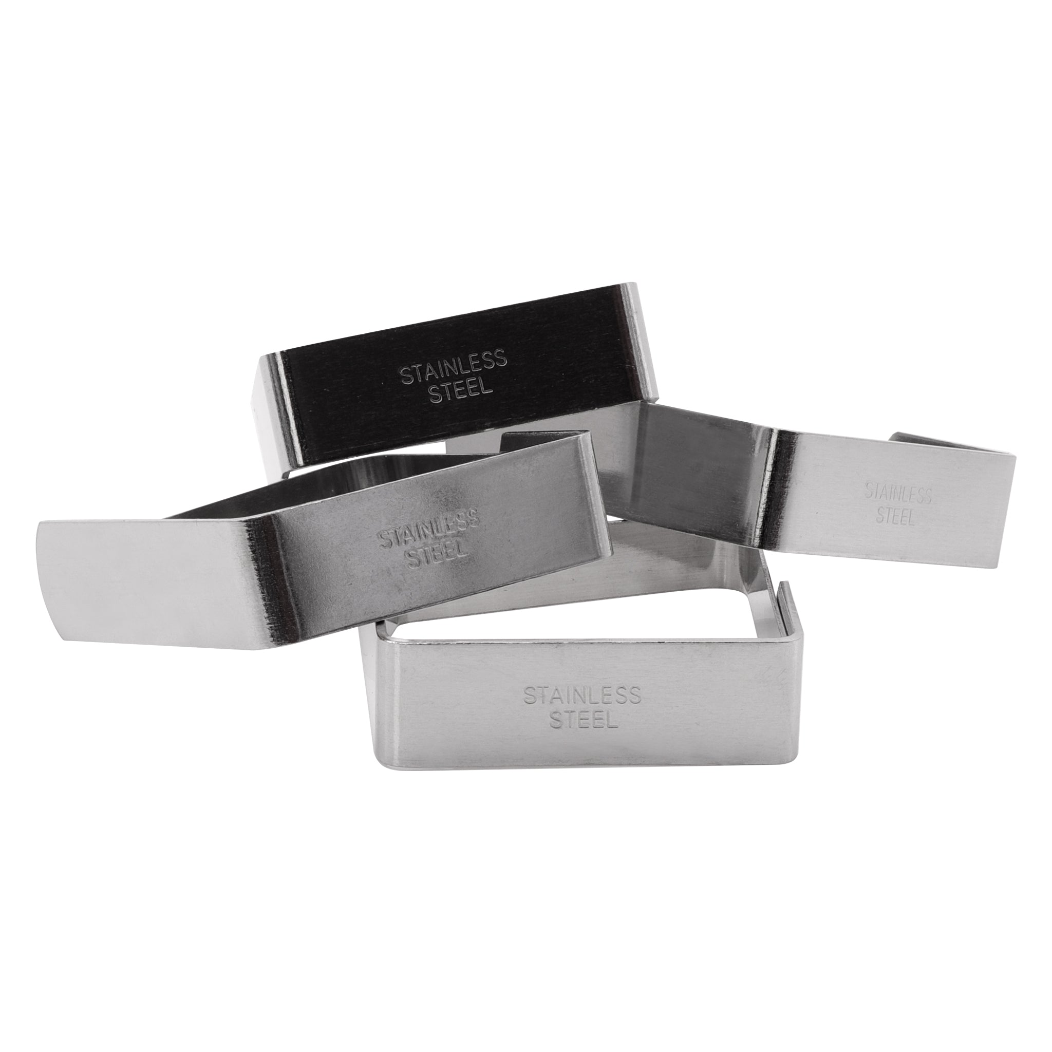 REGENT KITCHEN TABLE CLOTH CLIPS STAINLESS STEEL 4PK