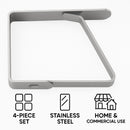 REGENT KITCHEN TABLE CLOTH CLIPS STAINLESS STEEL 4PK