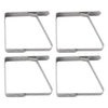 REGENT KITCHEN TABLE CLOTH CLIPS STAINLESS STEEL 4PK
