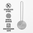 REGENT KITCHEN EGG YOLK SPIRAL SEPARATOR STAINLESS STEEL, 215MM
