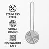 REGENT KITCHEN EGG YOLK SPIRAL SEPARATOR STAINLESS STEEL, 215MM