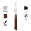 REGENT KITCHEN STEAK KNIVES WITH WOODEN HANDLES 4PCE SET, 222MM