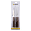 REGENT KITCHEN STEAK KNIVES WITH WOODEN HANDLES 4PK, 222MM
