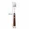 REGENT KITCHEN FORKS WITH WOODEN HANDLES 4CE SET, 209MM