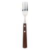 REGENT KITCHEN FORKS WITH WOODEN HANDLES 4CE SET, 209MM