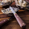 REGENT KITCHEN OYSTER SHUCKING KNIFE WITH ROSEWOOD HANDLE, 160MM