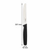 REGENT KITCHEN PARING KNIVES WITH BLACK HANDLES 3PCS SET, 207MM