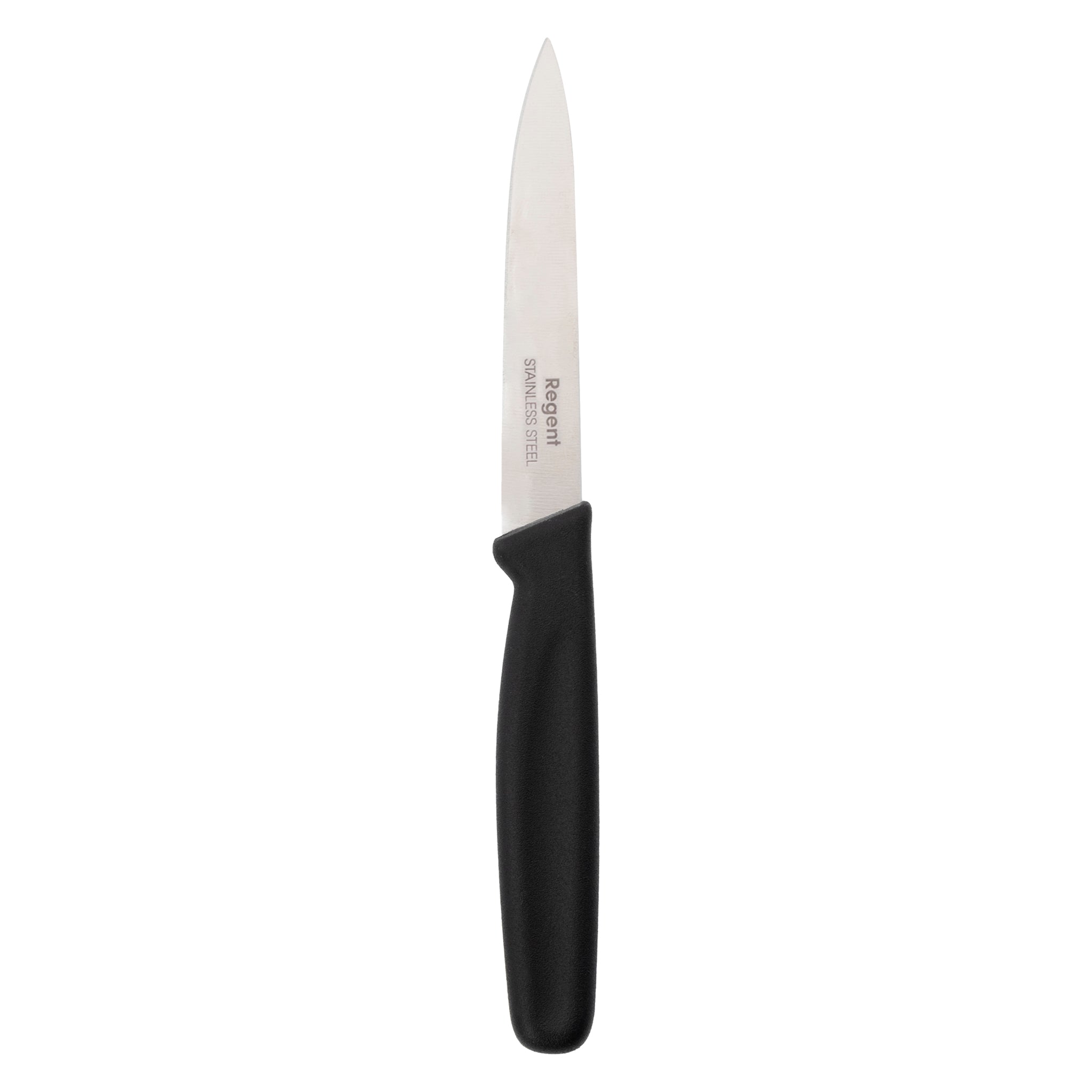 REGENT KITCHEN PARING KNIVES WITH BLACK HANDLES 3PCS SET, 207MM
