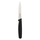 REGENT KITCHEN PARING KNIVES WITH BLACK HANDLES 3 PIECE SET, 207MM