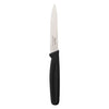 REGENT KITCHEN PARING KNIVES WITH BLACK HANDLES 3 PIECE SET, 207MM
