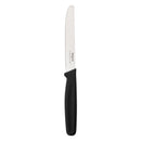 REGENT KITCHEN PARING KNIVES WITH BLACK HANDLES 3 PIECE SET, 207MM