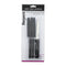 REGENT KITCHEN STEAK KNIVES WITH POINTED TIPS AND BLACK HANDLES 6 PACK, 210MM