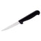 REGENT KITCHEN STEAK KNIVES WITH POINTED TIPS AND BLACK HANDLES 6 PACK, 210MM