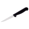 REGENT KITCHEN STEAK KNIVES WITH POINTED TIPS AND BLACK HANDLES 6 PACK, 210MM
