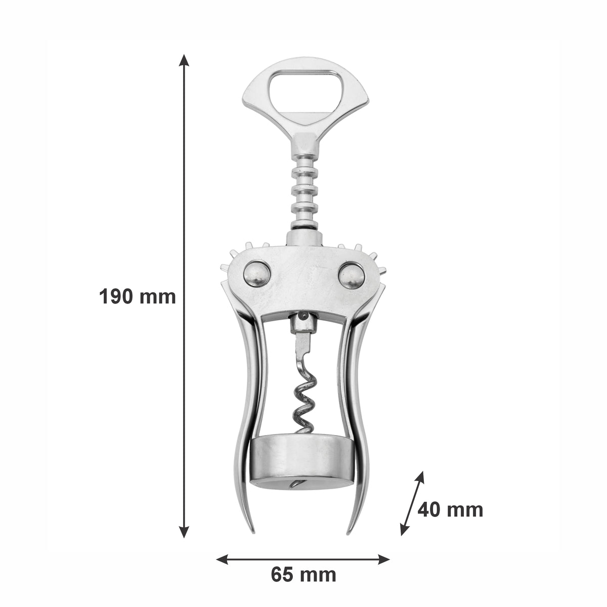 REGENT KITCHEN DELUXE CORKSCREW BOTTLE OPENER, 190MM