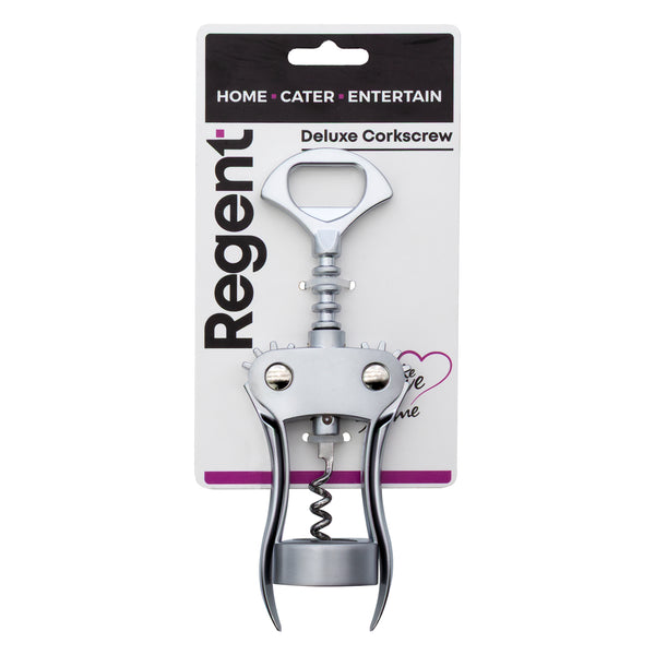 REGENT KITCHEN DELUXE CORKSCREW BOTTLE OPENER, (65X40X190MM)