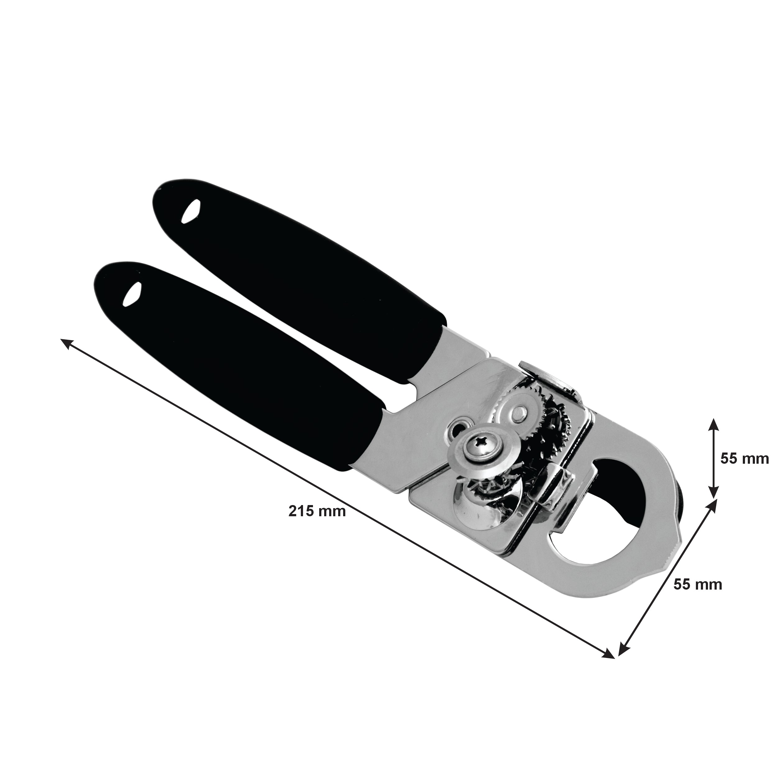 REGENT KITCHEN CAN OPENER BLACK HEAVY DUTY, 215MM