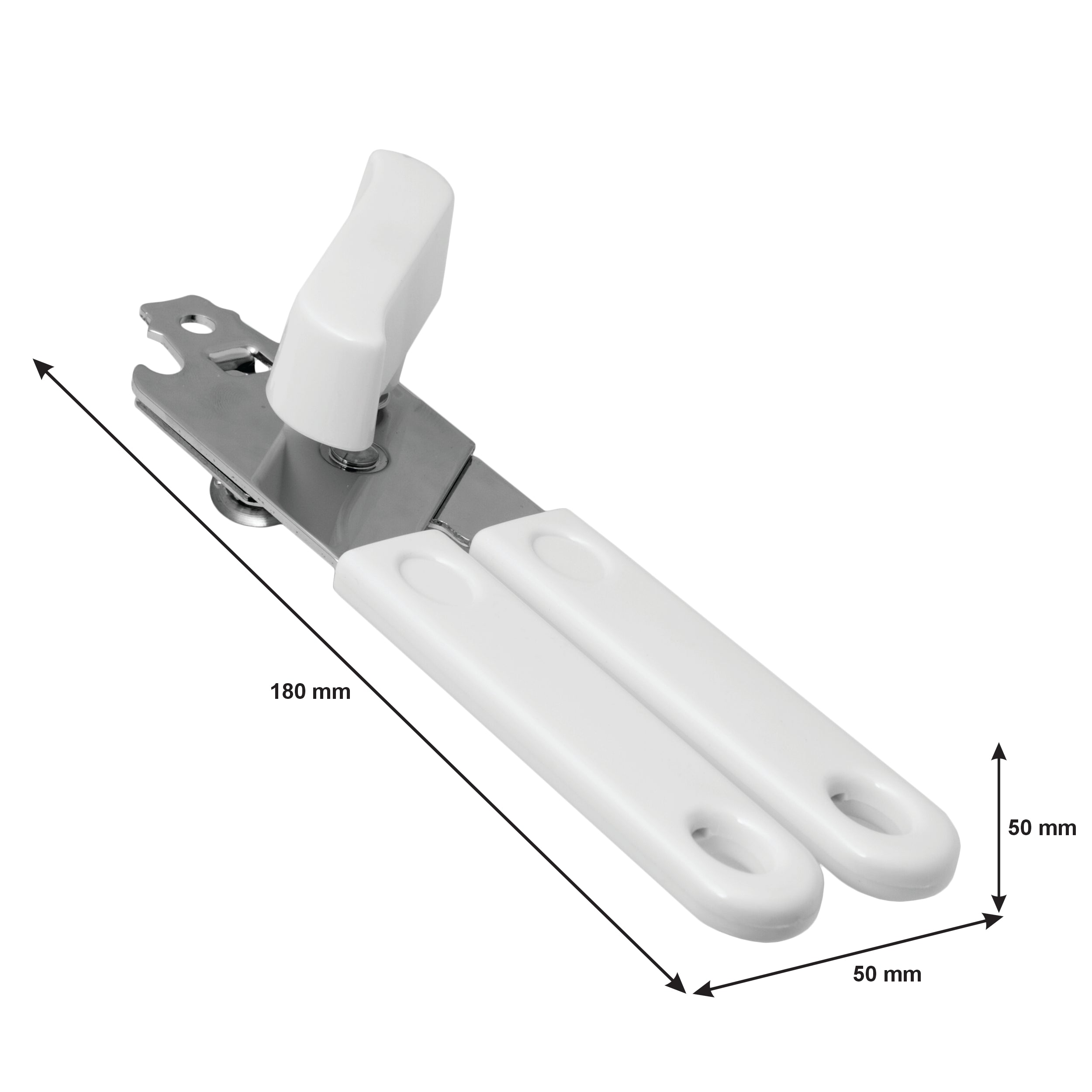 REGENT KITCHEN CAN OPENER WHITE HEAVY DUTY, 180MM