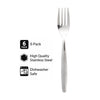 REGENT CUTLERY AUSTWIND (ELOFF) DESSERT FORK ST STEEL, 6PK