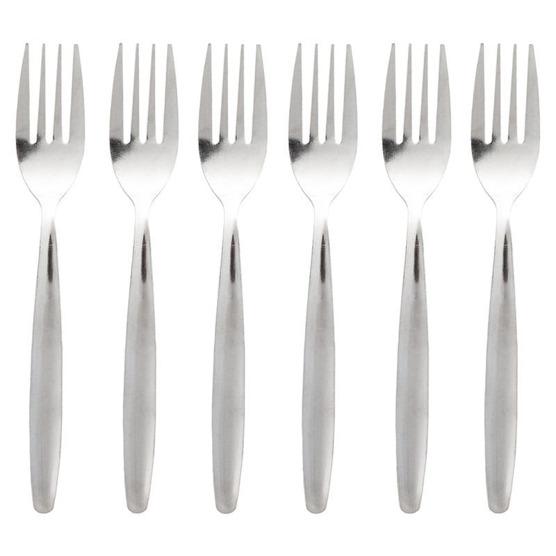 REGENT CUTLERY AUSTWIND (ELOFF) DESSERT FORK ST STEEL, 6PK