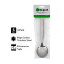 REGENT CUTLERY AUSTWIND (ELOFF) SOUP SPOON ST STEEL, 6PK