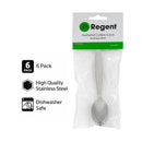 REGENT CUTLERY AUSTWIND (ELOFF) COFFEE SPOON ST STEEL, 6PK