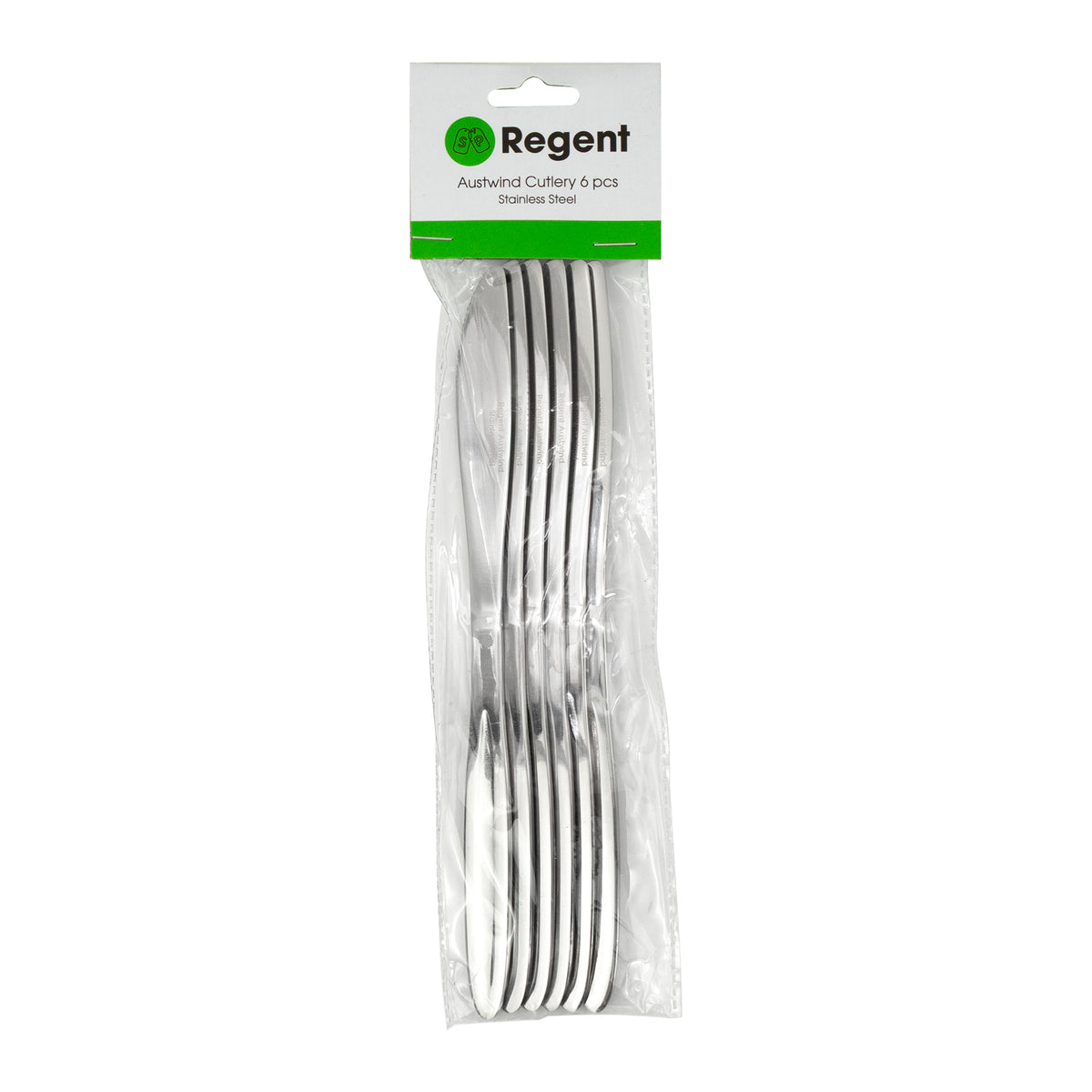 REGENT CUTLERY AUSTWIND (ELOFF) TABLE KNIFE ST STEEL 6PK
