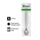 REGENT CUTLERY AUSTWIND (ELOFF) SODA SPOON ST STEEL, 6PK