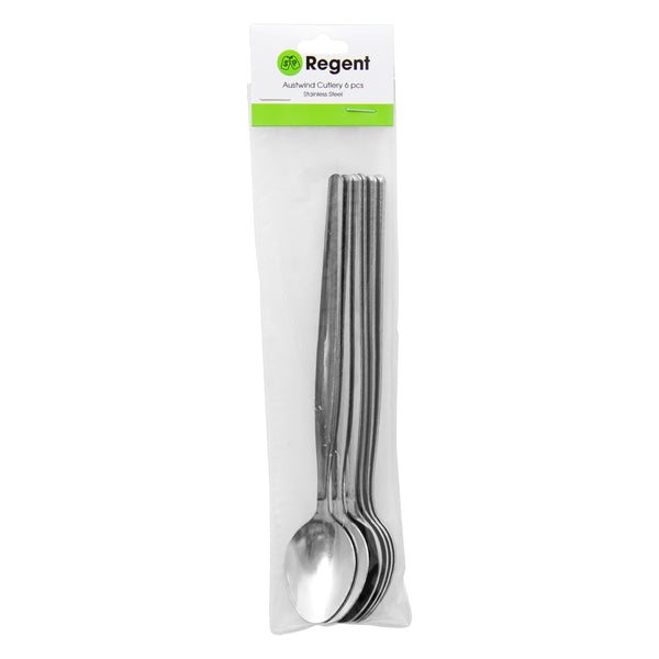 REGENT CUTLERY AUSTWIND (ELOFF) SODA SPOON ST STEEL, 6PK
